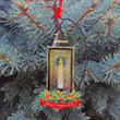 Mount Vernon Metal and Glass Lantern Ornament